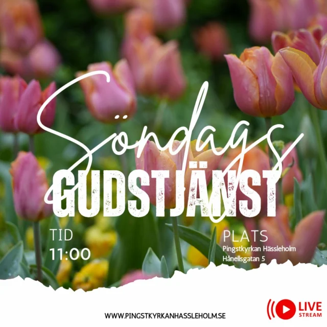 Imorgon firar vi gudstjänst tillsammans kl 11.00. Jonatan Wahlund predikar, lovsång och Söndax för barnen.